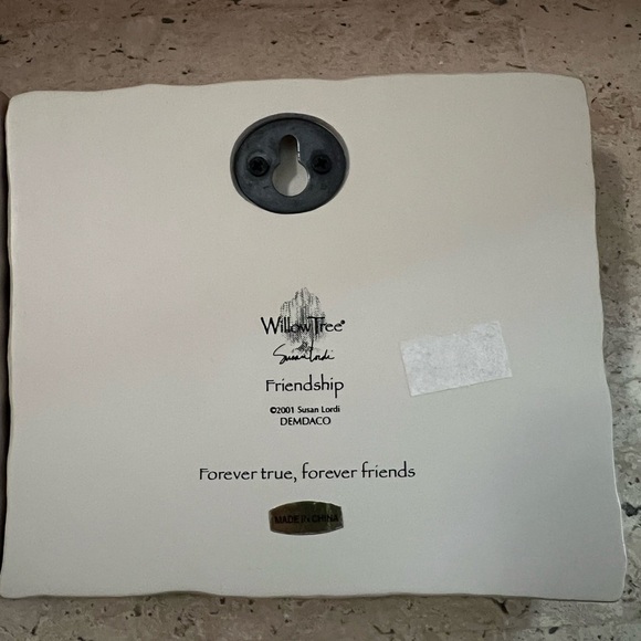 2- Willow Tree Friendship Plaques Demarco 2001 Susan Lodi - Picture 6 of 6